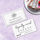 Search for nail salon loyalty cards Black and white