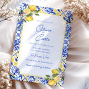 Search for navy blue yellow wedding invitations Positano