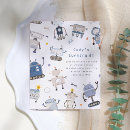 Search for robot 4x5 invitations Boy