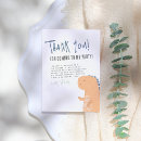 Search for dinosaur thank you cards Boy