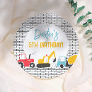 Search for construction birthday plates Boy