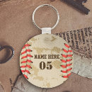 Search for baseball jersey key rings For him
