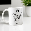 Search for monogram thank mugs Minimalist