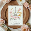 Search for parisian baby shower invitations Floral