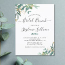 Search for white and gold bridal shower invitations Eucalyptus