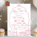 Search for macaroon birthday invitations Girl