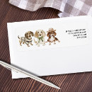 Search for cute dog return address labels Fun