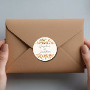 Search for modern foliage wedding stickers Bohemian