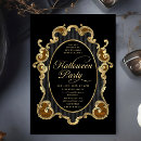 Search for black seasonal invitations Vintage