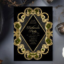 Search for gold halloween invitations Gothic