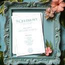 Search for destination wedding programmes Typography