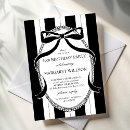 Search for stripe birthday invitations Retro