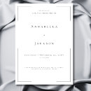 Search for plain white wedding invitations Classic