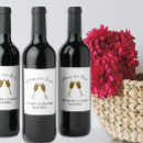 Search for glasses wine labels Bridal shower
