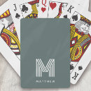Search for stylish playing cards Typography