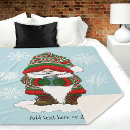 Search for christmas gnome blankets Red