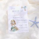 Search for under the sea party invitations Girl