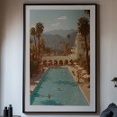 Search for retro pool posters Mid century modern