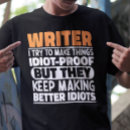 Search for funny writer tshirts Author