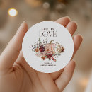 Search for love in bloom stickers Botanical