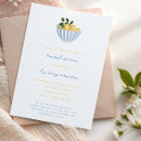 Search for lemon bridal shower invitations Amalfi