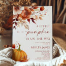 Search for november baby shower invitations A little pumpkin