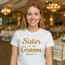 Search for sister of the groom tshirts Bridal shower