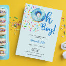 Search for oh baby doughnut invitations Sprinkle