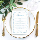 Search for cute wedding menus Simple