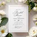 Search for 1920s bridal shower invitations Black and gold