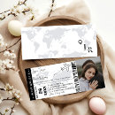 Search for black and white ticket invitations Travel