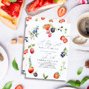 Search for berry sweet baby girl shower invitations Blueberry