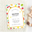 Search for tropical fruit invitations Orange