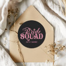 Search for bride squad stickers Elegant