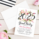 Search for grad party invitations Floral