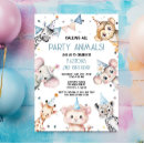 Search for blue elephant birthday invitations Calling all party animals