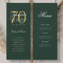 Search for gold and green birthday invitations 70th birthday party