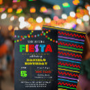 Search for rectangle latino birthday invitations Fiesta