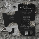 Search for white rose wedding invitations Qr code