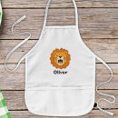 Search for jungle animals aprons Cartoon