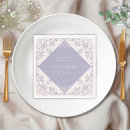 Search for purple wedding napkins Chinoiserie