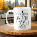 Search for creator mugs Podcaster
