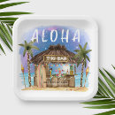 Search for beach baby shower plates Tropical