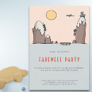 Search for modern farewell party invitations Send off party