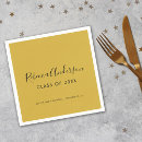 Search for black and gold napkins Calligraphy