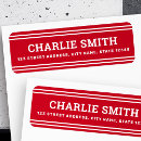 Search for grad return address labels Red