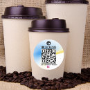 Search for blue business stickers Qr code
