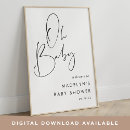 Search for gender reveal party decor Black and white