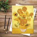 Search for yellow sunflowers postcards Post impressionism