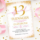 Search for 13 year old girl invitations Pink